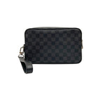 Louis Vuitton Damier Graphite Pochette Kasai Second Bag Black — view 2