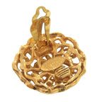 Chanel Vintage Coco Mark GP Gold Earrings 0146 — view 6