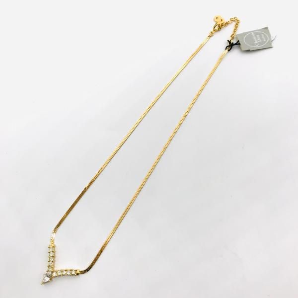 Dior Stone Necklace Gold — view 2
