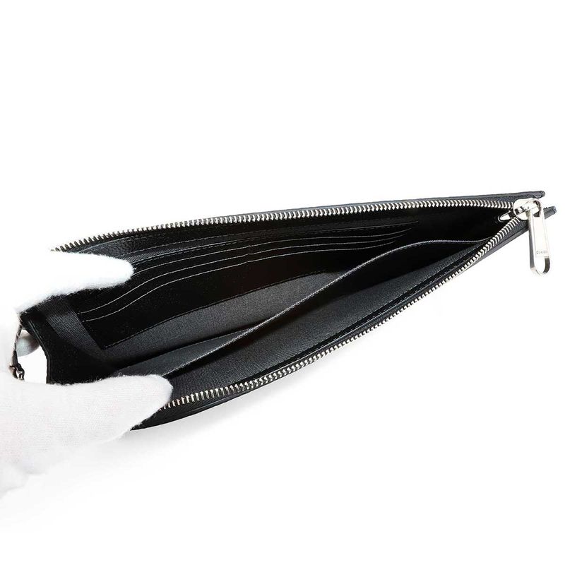 Gucci Clutch Bag GG Supreme Black — view 5