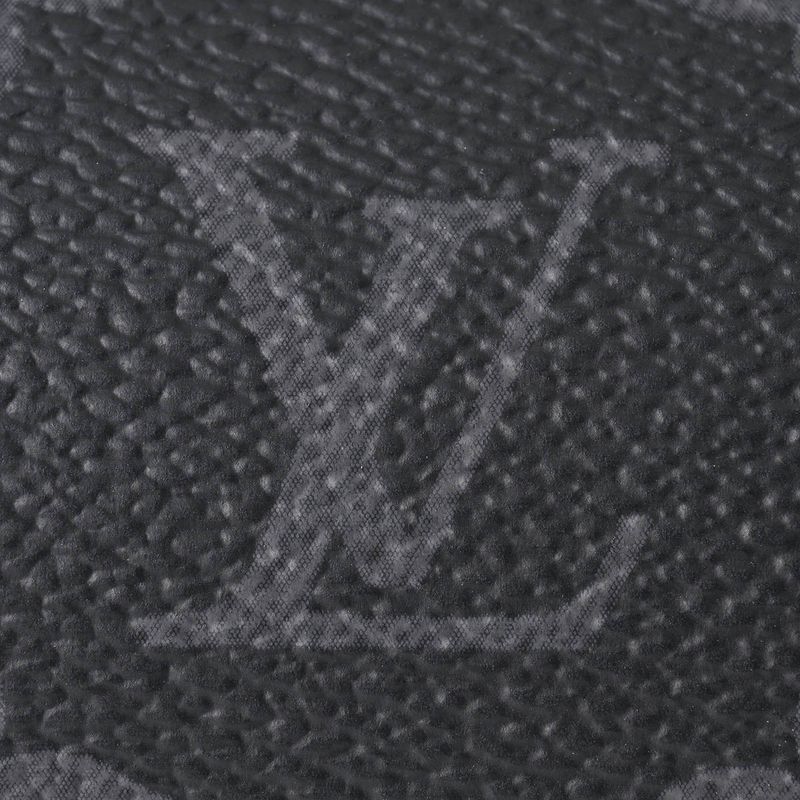 Louis Vuitton Shoulder Bag Soft Porochon PM Black Gray — view 6