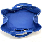Prada Tote Bag Blue Cobalto Canapa — view 5