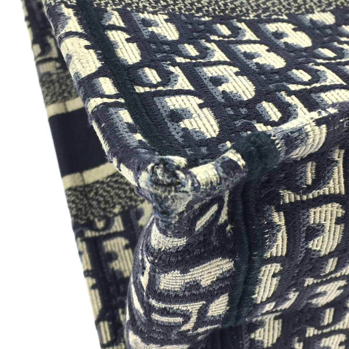 Christian Dior Oblique Book Tote Navy — view 5