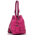 Prada Draw String 2-Way Bag Pink Fuxia Fuchsia Bn2785 — view 3