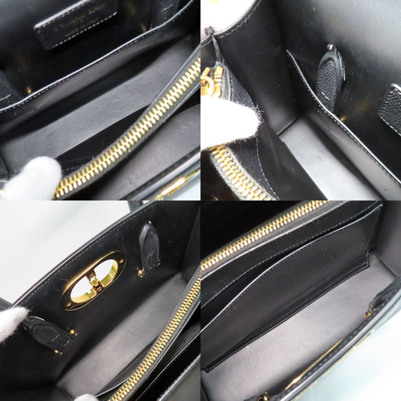 Dior 30 Montigne Saint Treno Small M9321 Umba Black Handbag — view 7