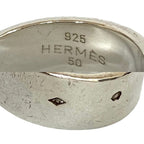 Hermes Cheval Horse Ring Silver 925 No 8 Accessory 11342 — view 4