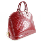 Louis Vuitton Alma GM Monogram Vernis Pomme D'amour Red Sn2133 — view 3