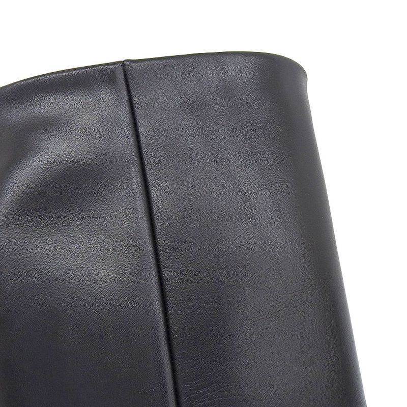 Louis Vuitton 2019 Item Rhapsody Line Pointed Toe Low Heel Leather Long Boots — view 6