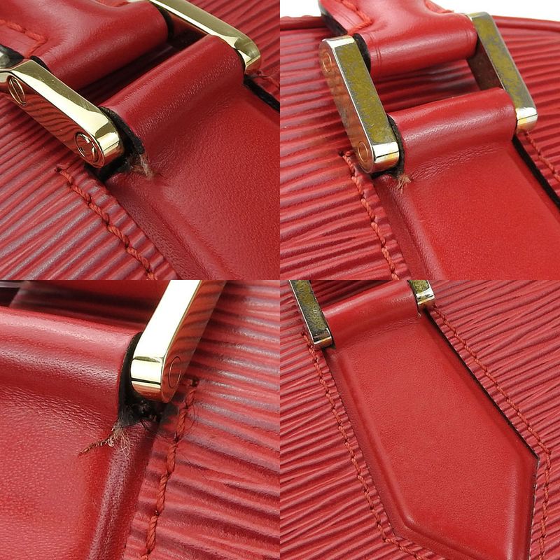 Louis Vuitton Handbag Jasmine Epi Leather Red Castilian — view 8