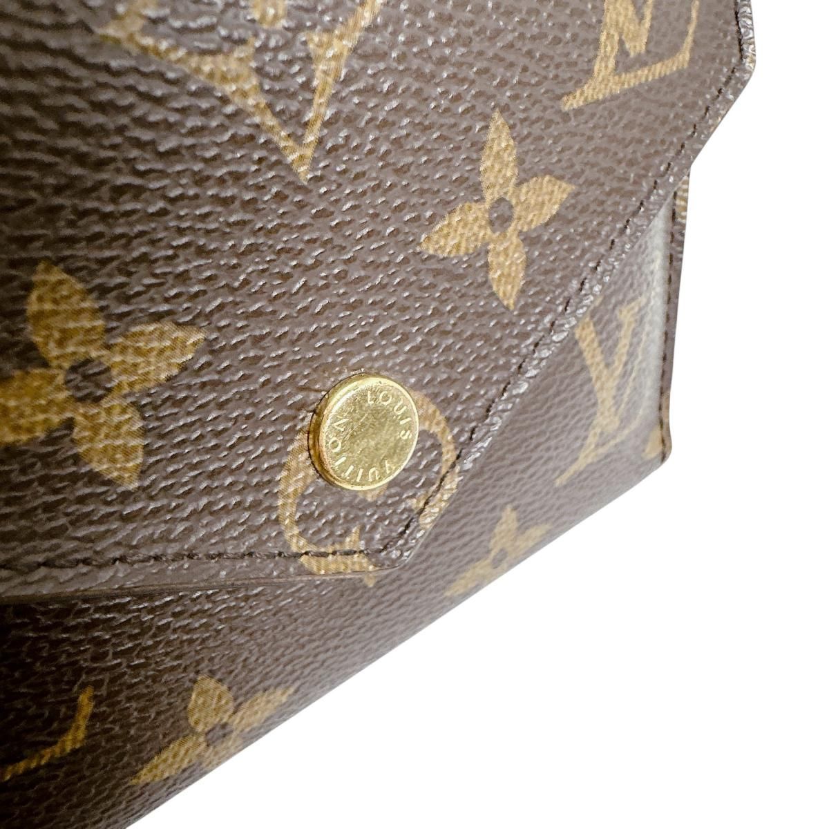 Louis Vuitton Monogram Trifold Wallet Portefeuille Victorine — view 7