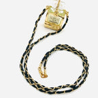 Chanel Perfume Necklace Ribbon Gold — view 3