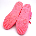 Louis Vuitton Tattoo Line High Cut Sneakers 8 Neon Pink Mesh — view 8