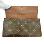 Louis Vuitton Monogram Portefeuille Sarah Brown Long Wallet — view 6