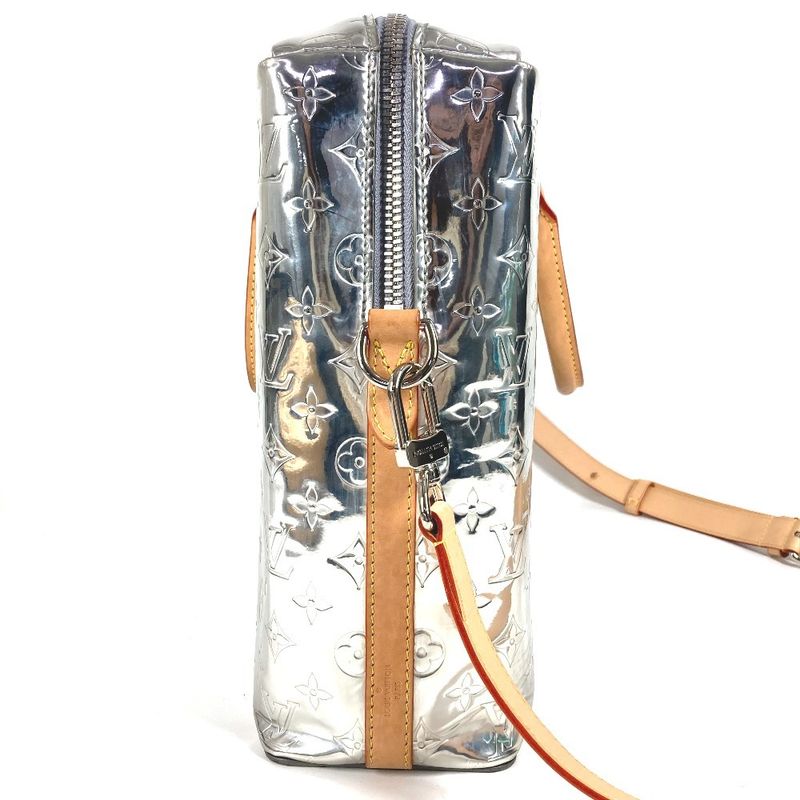 Louis Vuitton Business Bag Neo PDV Porte Documents Voyage Leather Silver — view 4