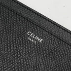 Celine Card Case Pass Grained Calfskin Black — view 8