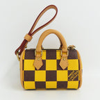 Louis Vuitton Pouch Damier Pop Mini Speedy Yellow Gdhardware — view 3