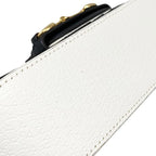 Gucci Adidas Collaboration Shoulder Bag Horsebit Logo Chain White — view 4