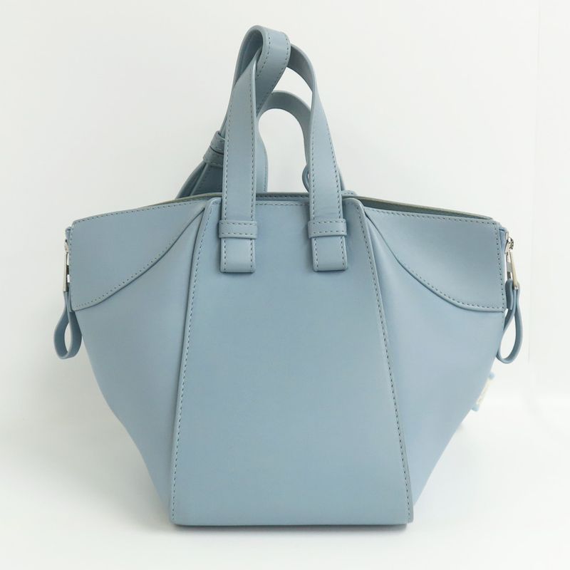 Loewe Hammock Compact A538 H13 X14 Handbag 2-Way Light Blue Series — view 3