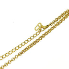Christian Dior GP Rhinestone CD Logo Necklace Gold — view 6