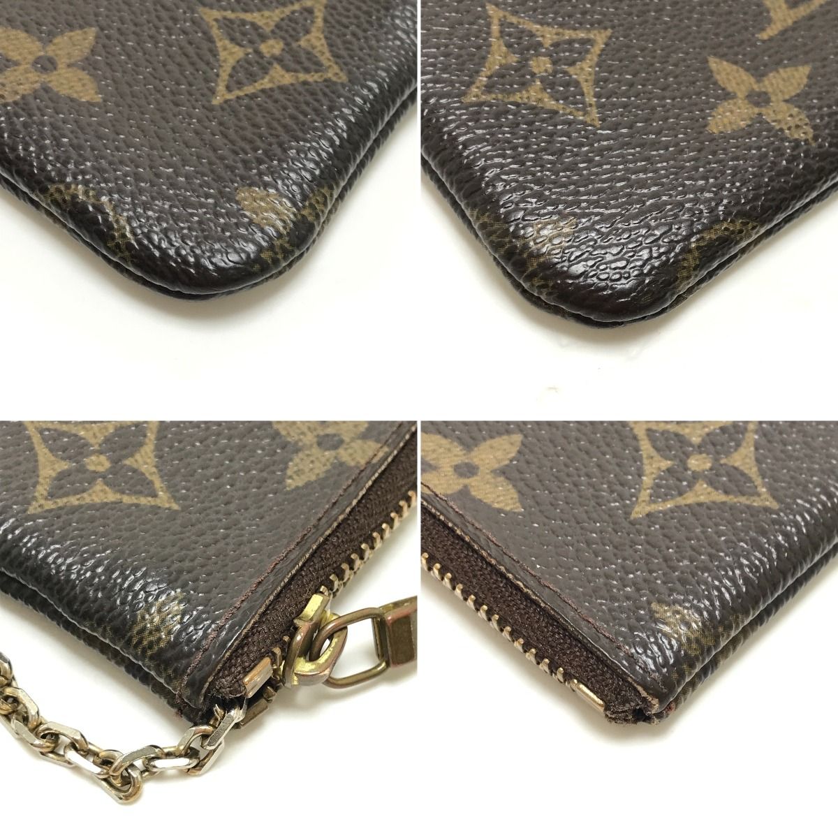 Louis Vuitton Key Case Monogram Pochette Cre — view 6
