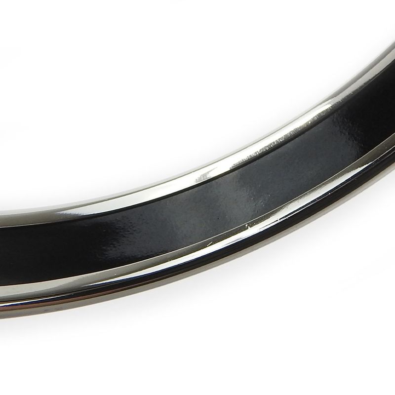 Hermes Bangle Emile PM Enamel Metal Multicolor Light Gray Silver Hardware — view 9