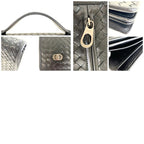 Bottega Veneta Intrecciato Black Gunmetal Hardware Leather — view 9