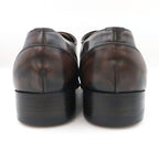 Louis Vuitton Double Monk Strap Shoes Business Size 8 Leather — view 3