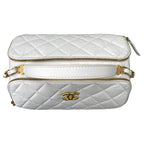 Chanel As3740 Beau Sling Bag Calf Shoulder Random Plate White — view 6