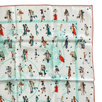 Hermes Scarf Carre 70 EX Libris LES Parisie Parisienne Silk Multicolor — view 3