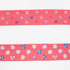 Chanel Headband Twill Pink Coco Mark 100% Silk Scarf Accessories — view 5