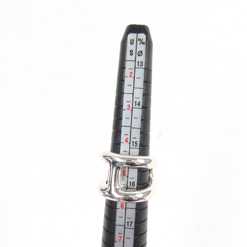 Hermes Osmose GM Ring AG 925 Silver 50 Size 10 — view 9