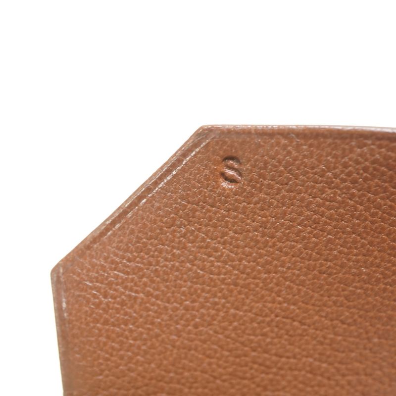 Hermes Lucy PM Tote Bag Niloticus Leather Brown 0125 — view 8