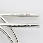 Hermes Earrings Loop MM Pair AG 925 SV Silver Jewelry Accessories Small — view 9