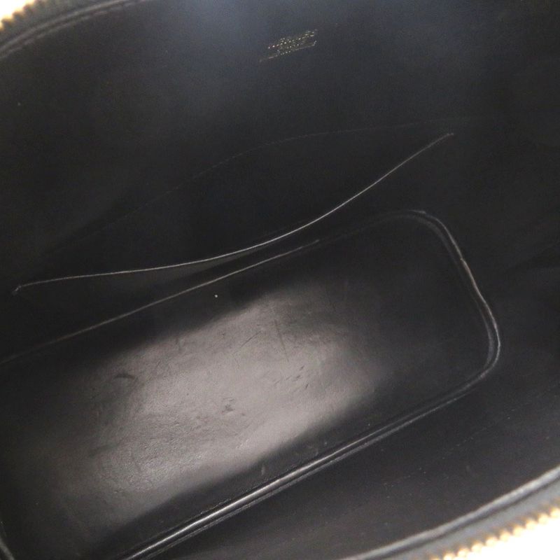 Hermes Bolide 35 Box Calf Black Gold Hardware Handbag 1657 — view 6