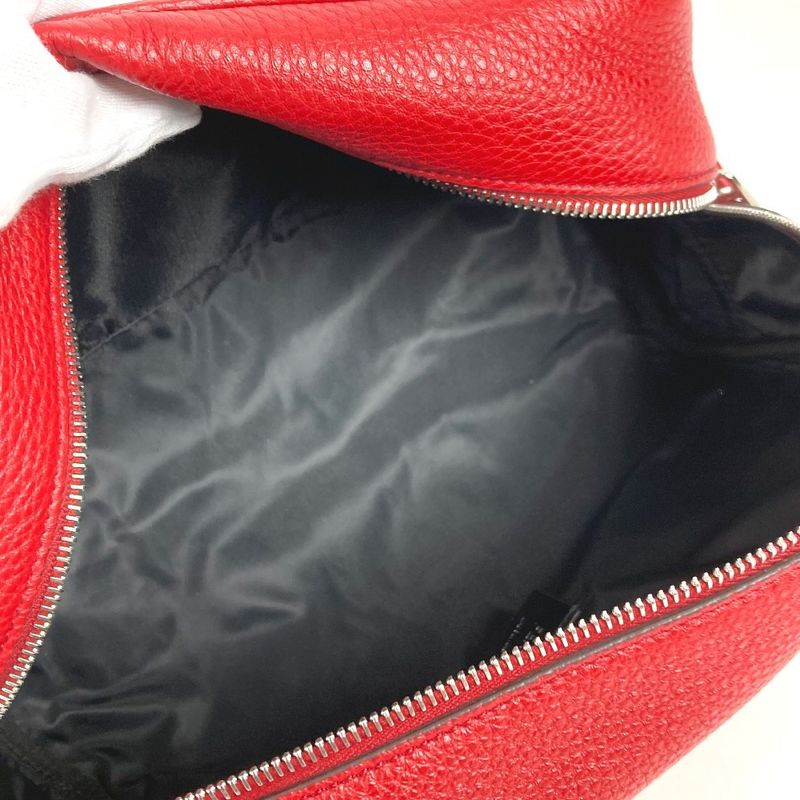 Fendi Second Bag Logo 7 As378 Leather Red — view 3