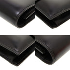 Hermes Ettrivert Box Calf Black Gold Hardware 00 Vintage Clutch Bag — view 3