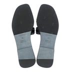 Hermes Oran Studded Sandals Size 38 Black Apparel Shoes — view 7
