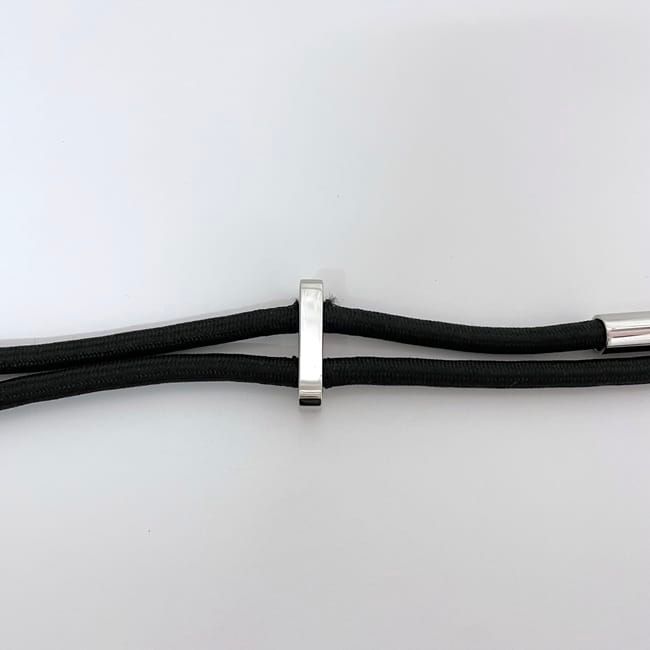 Gucci Wire Belt Black Silver Hardware 83 cm — view 9