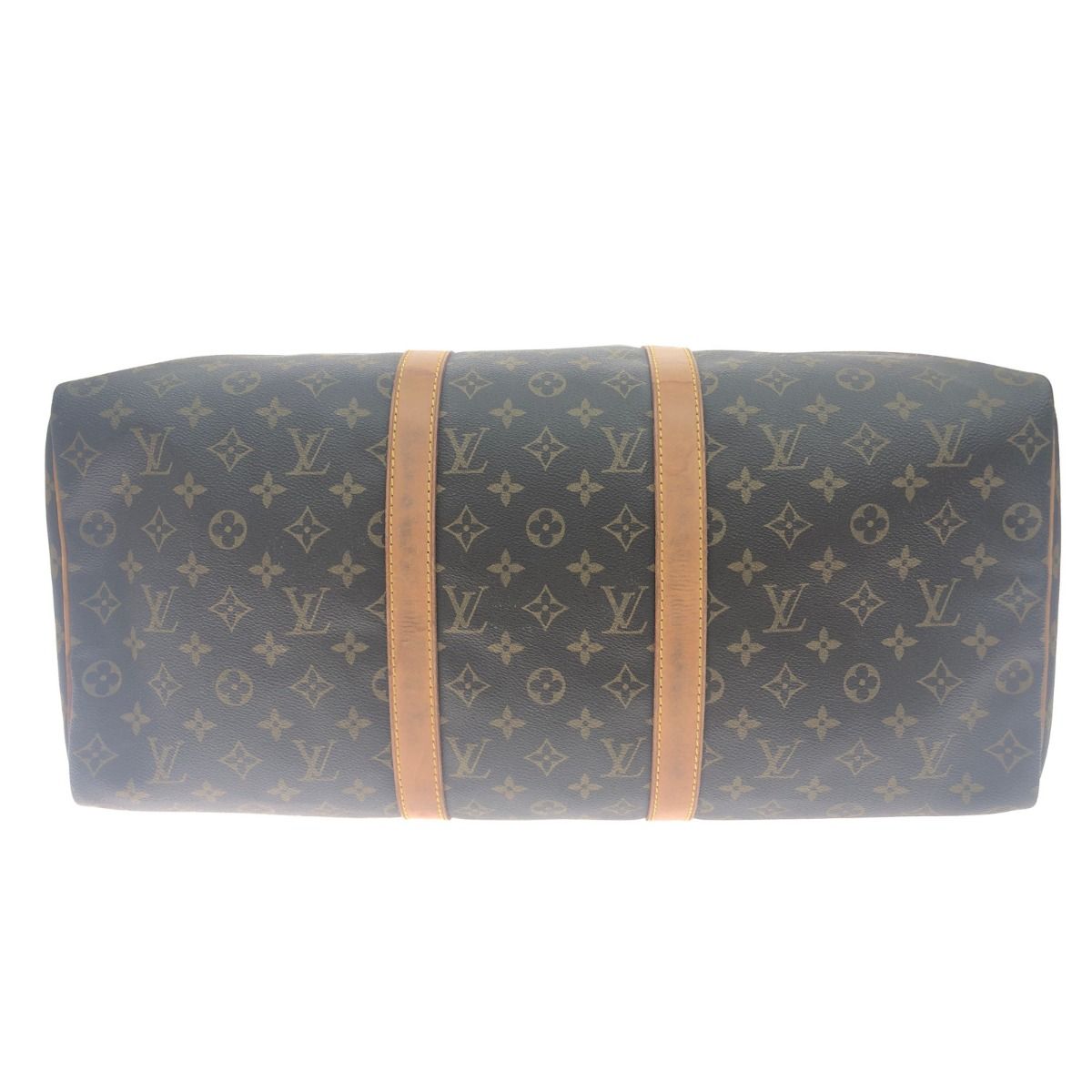 Louis Vuitton Boston Bag Monogram Keepall 50 key Miss Ing Brown — view 3