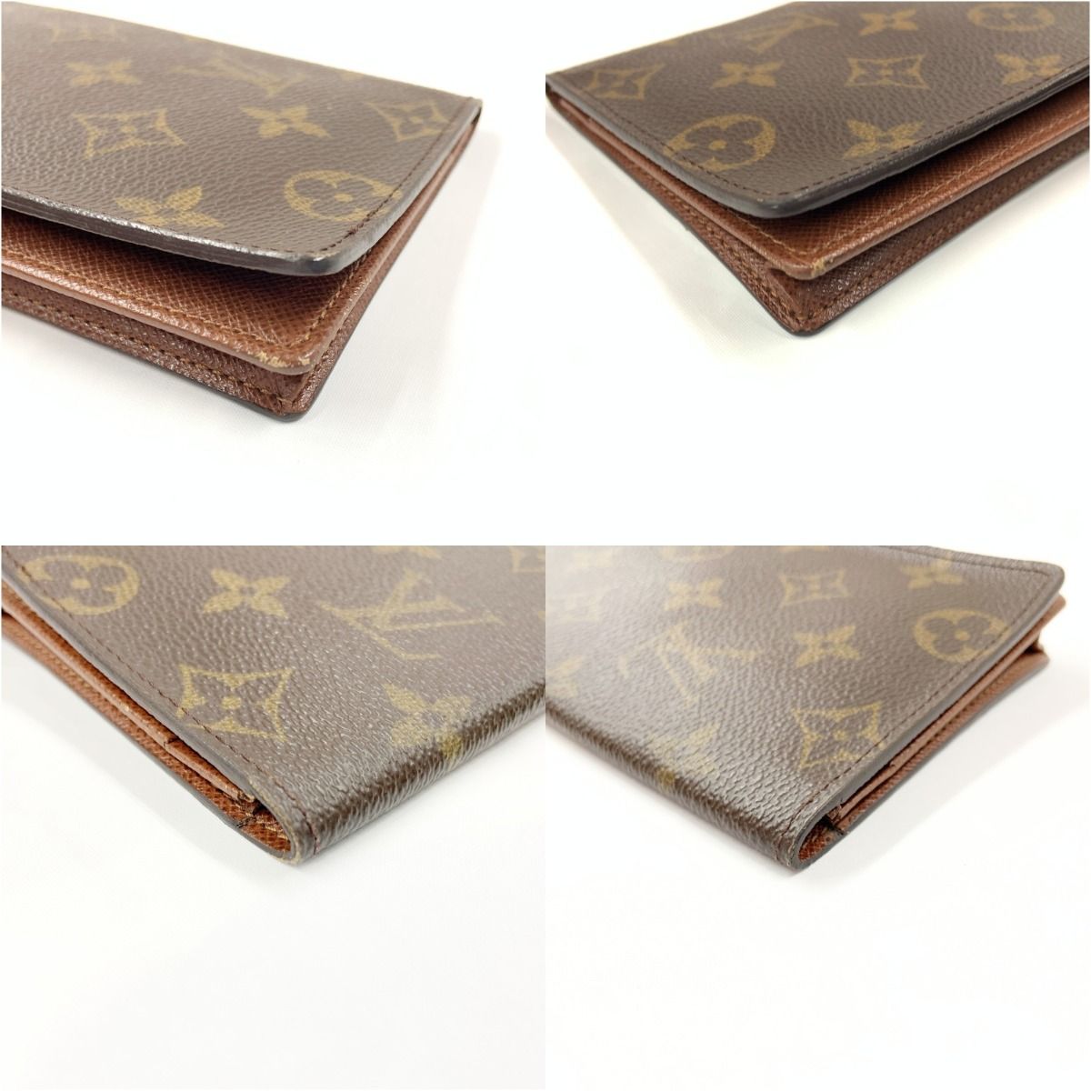 Louis Vuitton Monogram Card Holder Credit Bifold Bill Brown — view 5