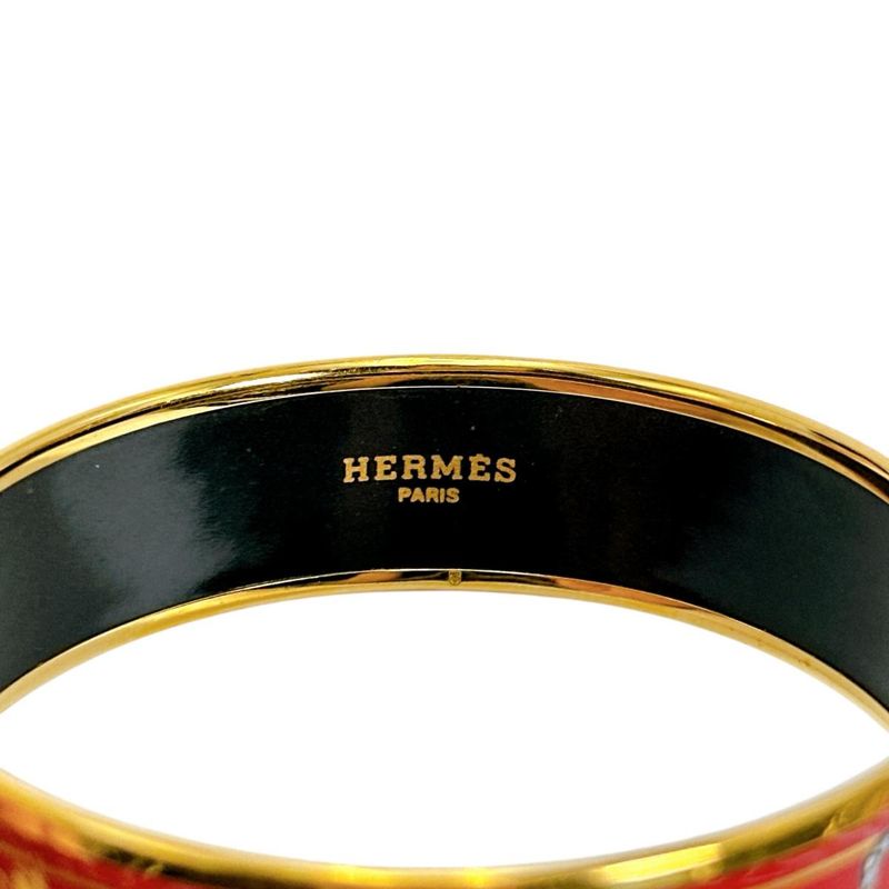 Hermes Bracelet Emile GM Bangle Red — view 5