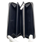 Louis Vuitton Long Wallet Zippy Monogram Mahina Noir Black — view 5