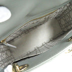 Dior Lady My ABCDior Small String Gray Lamb Cannage — view 6