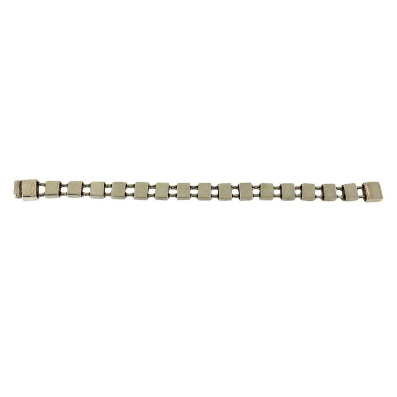 Gucci Square Chain Bracelet Silver 925 Bangle Accessories Small Items — view 5