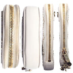 Dior Lady White Gold Hardware Shoulder Bag Phone Pouch — view 7