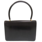 Hermes Vintage Leather Black Handbag 1126 — view 3