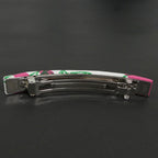 Hermes Cleopatra Pink and Green Barrette