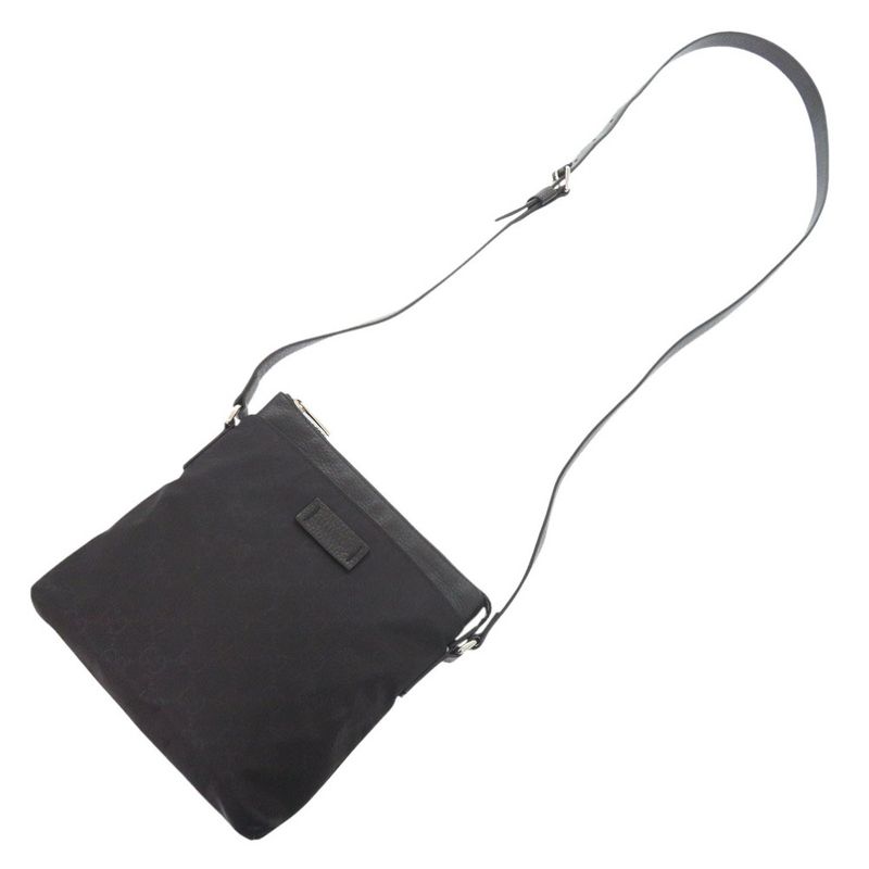 Gucci GG Nylon Black Shoulder Bag 0435 — view 8