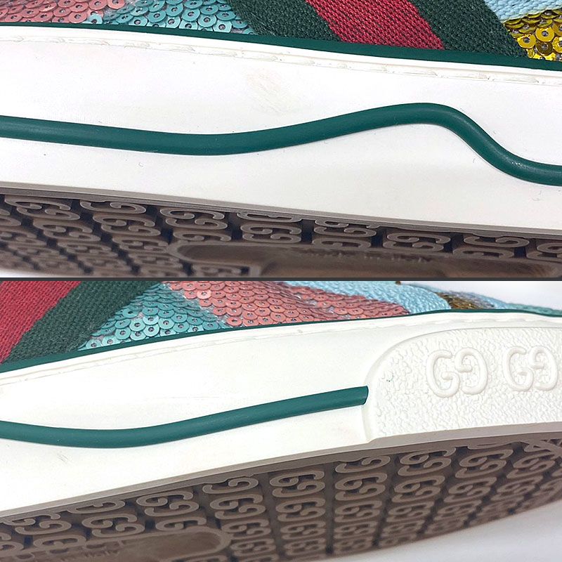 Gucci Sequined Sneakers 35 — view 7