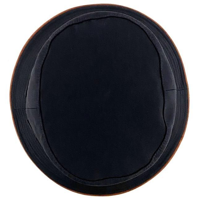 Hermes Bucket Hat Black Brown Buckeye Size 57 — view 5
